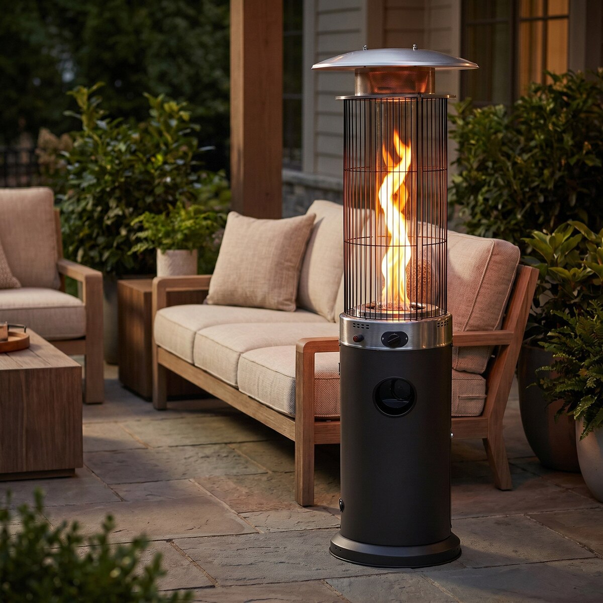 Paramount Venturi Spiral Flame Heater, Grey